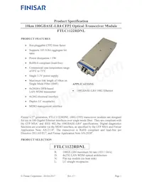 FTLC1122RDNL Datenblatt Cover