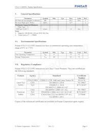 FTLC1122RDNL Datasheet Pagina 6