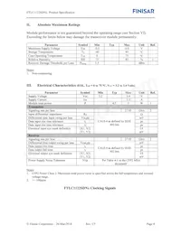 FTLC1122SDNL Datasheet Pagina 4