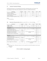 FTLC1122SDNL Datasheet Page 4