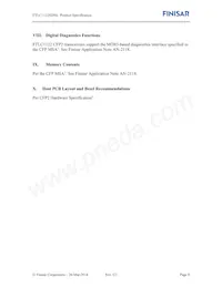 FTLC1122SDNL Datasheet Pagina 9