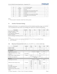 FTLC9152RGPL Datasheet Pagina 3