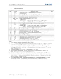 FTLF1429P3BCV Datasheet Pagina 2