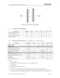 FTLF1429P3BCV Datasheet Pagina 3