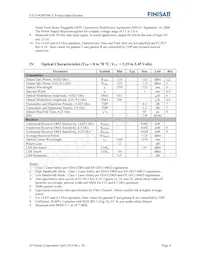 FTLF1429P3BCV Datasheet Pagina 4