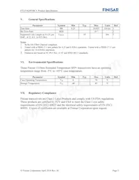 FTLF1429P3BCV Datasheet Page 5