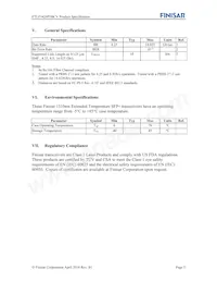 FTLF1429P3BCV Datasheet Pagina 5