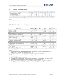 FTLF8536P4BCV Datasheet Pagina 4