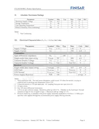 FTLF8538P4BCL Datasheet Page 4