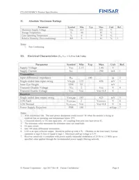 FTLF8538P4BCV Datasheet Page 4