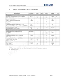 FTLF8538P4BCV Datasheet Page 5