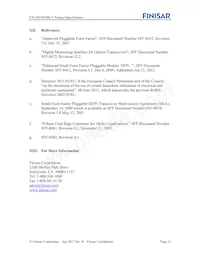 FTLF8538P4BCV Datasheet Page 12