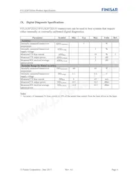 FTLX2072D333 Datasheet Page 6