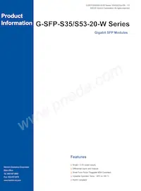G-SFP-S53-20-W Datenblatt Cover