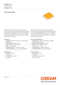 GW P7LP32.EM-RSRU-XX57-1 Datasheet Cover