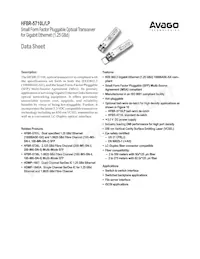 HFBR-5710LP Datasheet Cover