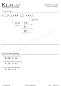 KCLP1857CR Datasheet Page 8