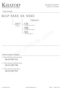 KCLP1857CR Datasheet Pagina 8