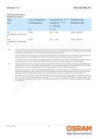 KW CSLPM2.PC-7M7N-4F8G Datasheet Pagina 2