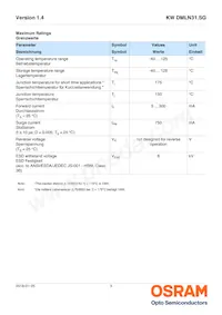 KW DMLN31.SG-6J6K-EBVF46FCBB46-1-200-R18 Datasheet Page 3