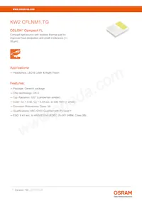 KW2 CFLNM1.TG-Z7P6-EBVFFCBB46-PAB6-A-S Datasheet Copertura