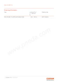 KW2 CFLNM1.TG-Z7P6-EBVFFCBB46-PAB6-A-S Datasheet Page 2