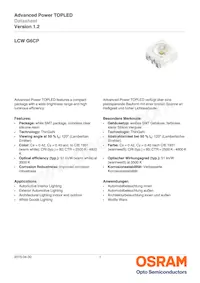 LCW G6CP-DAFA-4R9T-Z Datasheet Copertura