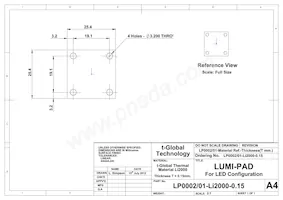 LP0002/01-LI2000-0.15 Datasheet Copertura