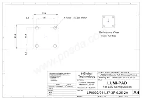 LP0004/01-L37-3F-0.25-2A Datasheet Cover