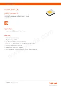 LUW CEUP.CE-5M6N-HNJN-8E8G-700-S Datasheet Copertura