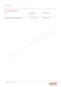 LUW CEUP.CE-5M6N-HNJN-8E8G-700-S Datasheet Page 2