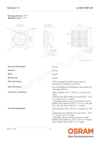 LUW CVBP.CE-8K8L-GMKM-8E8G-350-R18-Z Datasheet Page 12