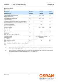 LUW H9QP-5M8M-HNJN-1-700-R18-Z Datasheet Page 3