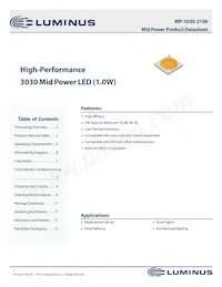 MP-3030-2100-40-95 Datasheet Cover