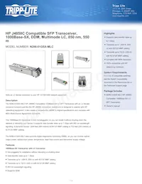 N286-01GSX-MLC Datasheet Cover