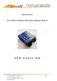 OBM-D3QH2-B02 Datasheet Cover