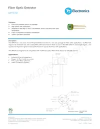 OPF470 데이터 시트 표지