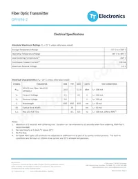 OPF694-2 Datasheet Page 3