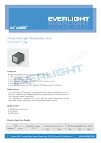 PLT133/T10W Datasheet Cover