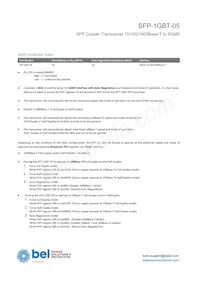 SFP-1GBT-05 Datasheet Page 3