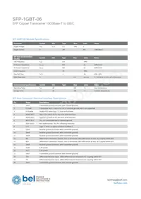 SFP-1GBT-06 Datasheet Pagina 2