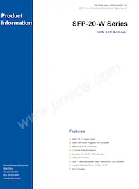 SFP-20-W Datenblatt Cover