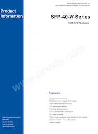SFP-40-W Datenblatt Cover