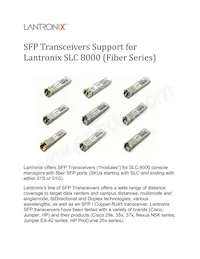 SFP-40K-DUPL Datasheet Cover
