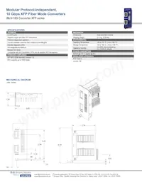 SFP-XSM-80K-XFP Datasheet Page 2