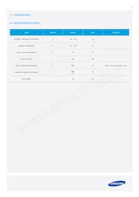 SPMWHT541MP5WASMS5 Datasheet Page 3