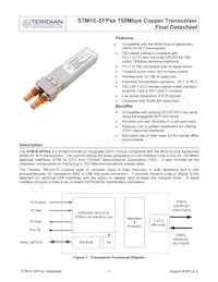 STM1E-SFP08 Datasheet Cover