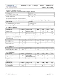STM1E-SFP08 Datasheet Page 6