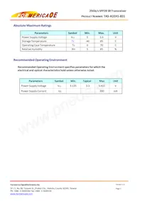 TAS-A1EH1-831 데이터 시트 페이지 5