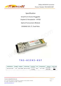 TAS-A1EH1-837 Cover